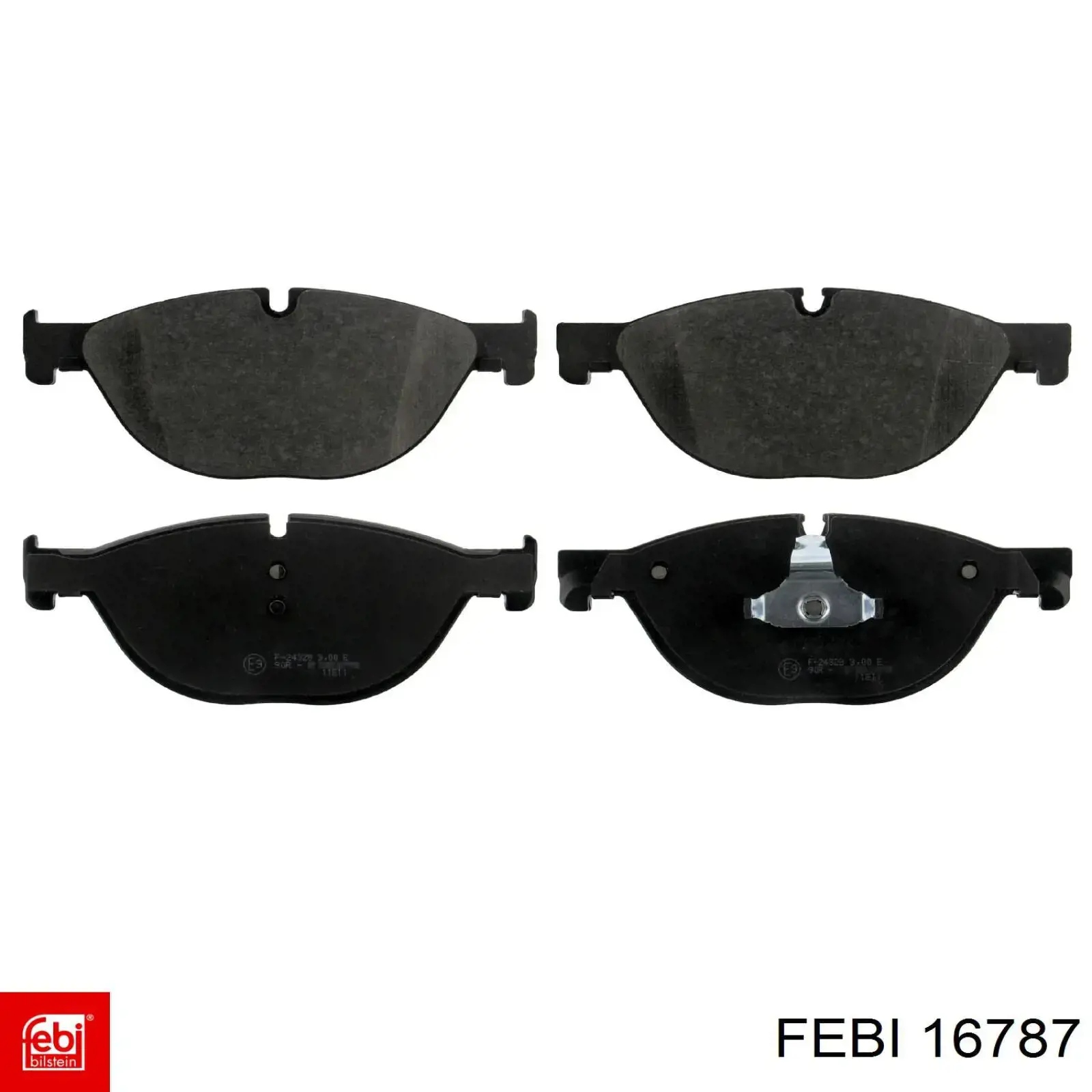 Klocki hamulcowe przednie tarczowe Febi 16787 cena, od 46,74 USD