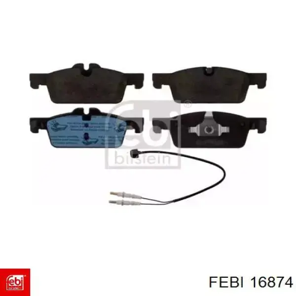 Klocki hamulcowe przednie tarczowe Febi 16874 cena, od 36,96 USD