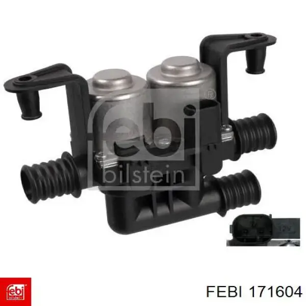 Zawór nagrzewnicy (ogrzewacza) Febi 171604 cena, od 76,15 USD