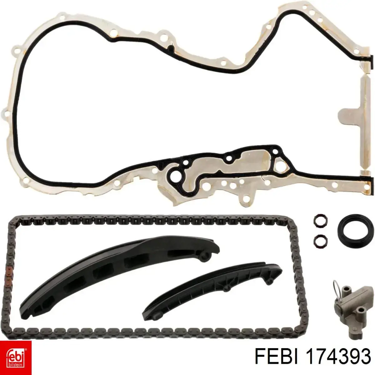 Łańcuch rozrządu, zestaw Febi 174393 cena, od 221,35 USD