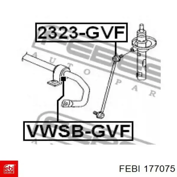 177075 Febi tuleja stabilizatora przedniego