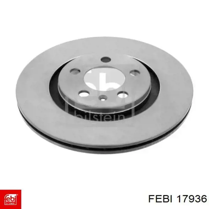 Do koszyka 17936 Febi Tarcza hamulcowa przednia