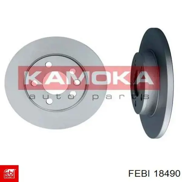 Do koszyka 18490 Febi Tarcza hamulcowa tylna