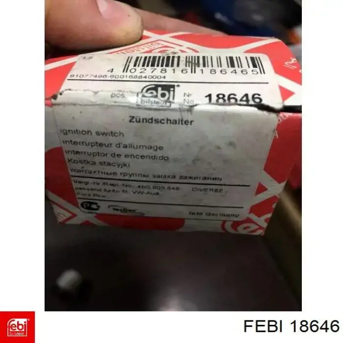 Kostka stacyjki zapłonowej Febi 18646 cena, od 15,38 USD