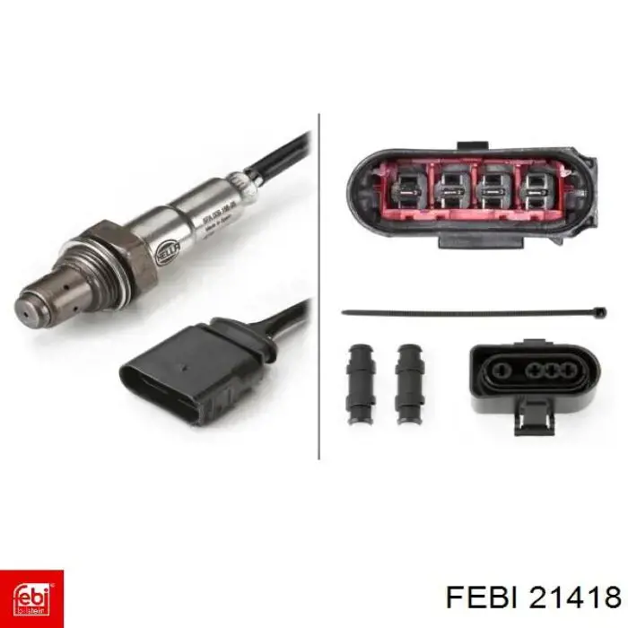 Sonda lambda, czujnik tlenu 21418 Febi