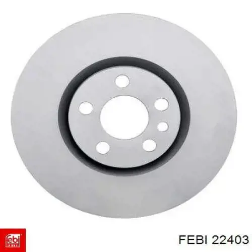 Do koszyka 22403 Febi Tarcza hamulcowa przednia