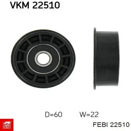 Do koszyka 22510 Febi Czujnik ABS tylny