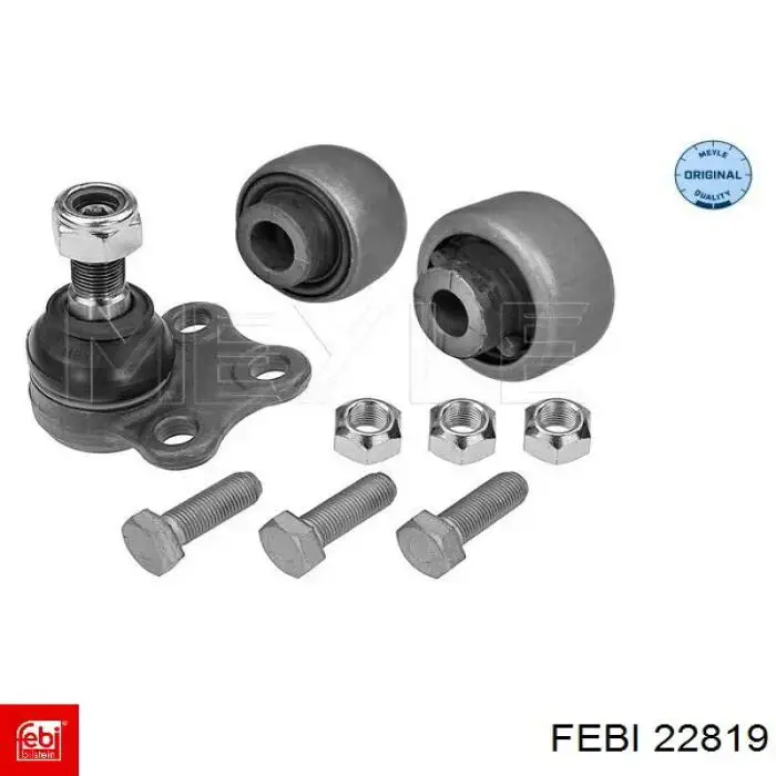 Do koszyka 22819 Febi Silentblock przedniego wahacza dolnego