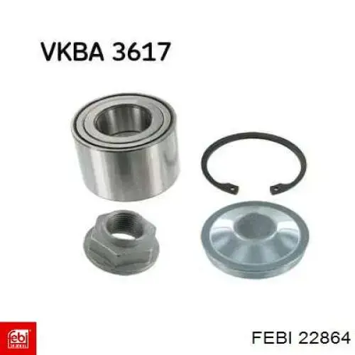 22864 Febi Tarcza hamulcowa tylna