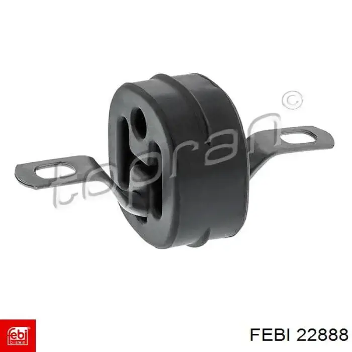Do koszyka 22888 Febi Poduszka mocowania tłumika