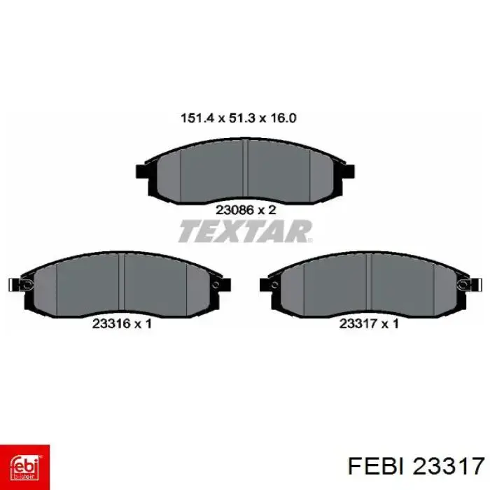 Do koszyka 23317 Febi Silentblock tylnej belki