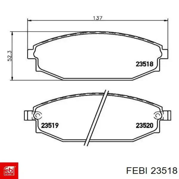 Do koszyka 23518 Febi Odbój amortyzatora tylnego