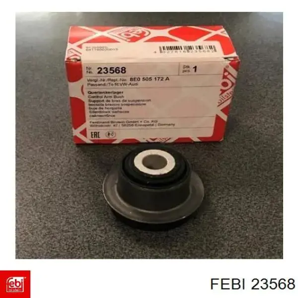 Do koszyka 23568 Febi Silentblock czopu tylnego