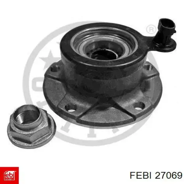 Do koszyka 27069 Febi Silentblock przedniego wahacza dolnego