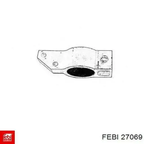 Do koszyka 27069 Febi Silentblock przedniego wahacza dolnego