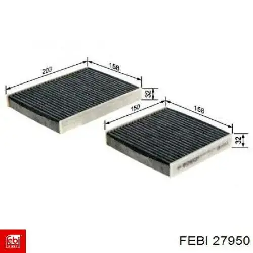 Do koszyka 27950 Febi Filtr kabiny