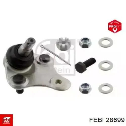 Sworzeń wahacza dolny Febi 28699 cena, od 20,57 USD