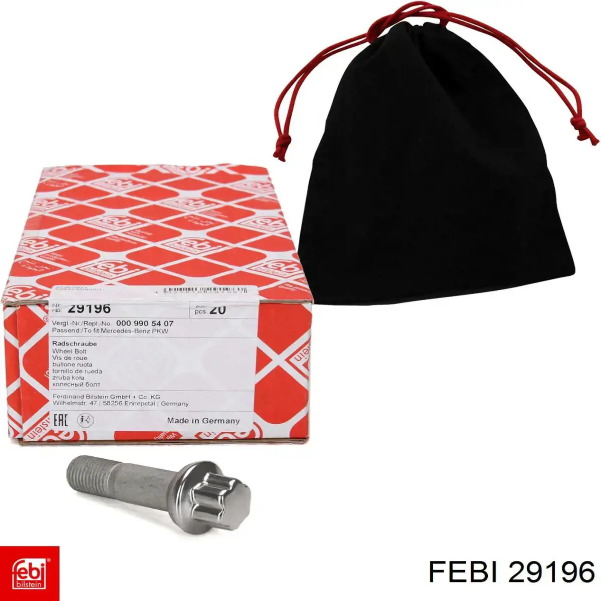 Śruba koła Febi 29196 cena, od 8,75 USD