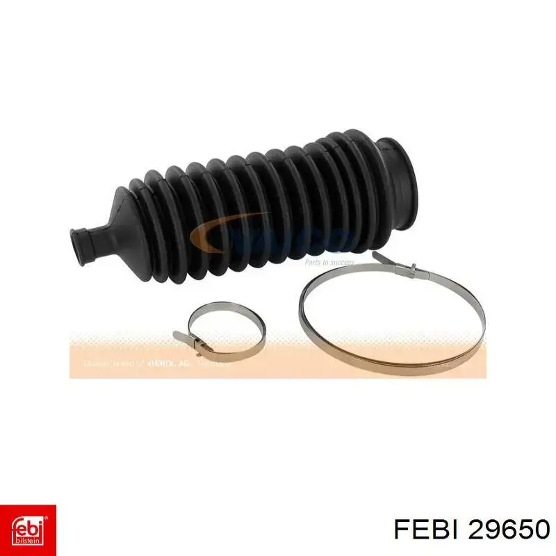 Do koszyka 29650 Febi Osłona mechanizmu kierowniczego (maglownicy)
