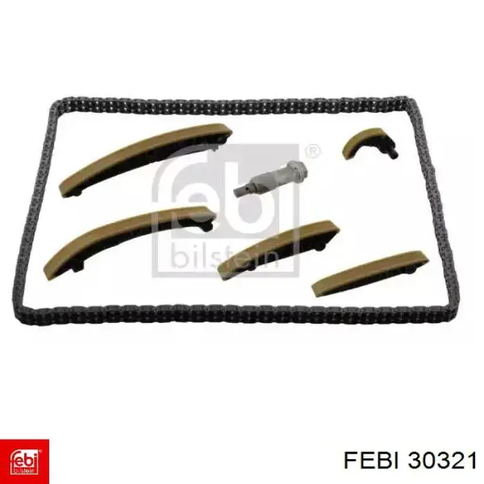 Łańcuch rozrządu, zestaw Febi 30321 cena, od 360,96 USD