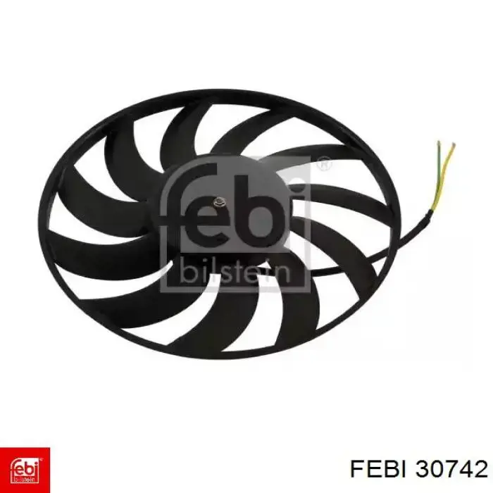 Wentylator (wirnik) chłodnicy lewy Febi 30742 cena, od 107,41 USD