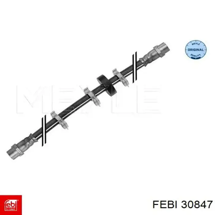 Wąż hamulcowy z przodu w lewo Febi 30847 cena, od 13,65 USD