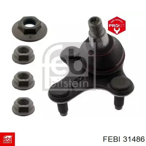Sworzeń wahacza dolny prawy Febi 31486 cena, od 16,60 USD