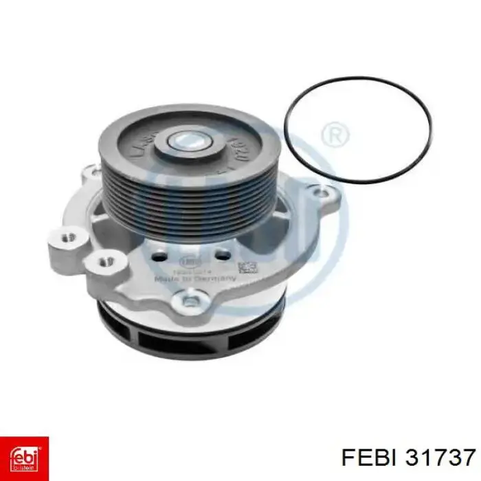 Do koszyka 31737 Febi Pompa chłodząca wodna