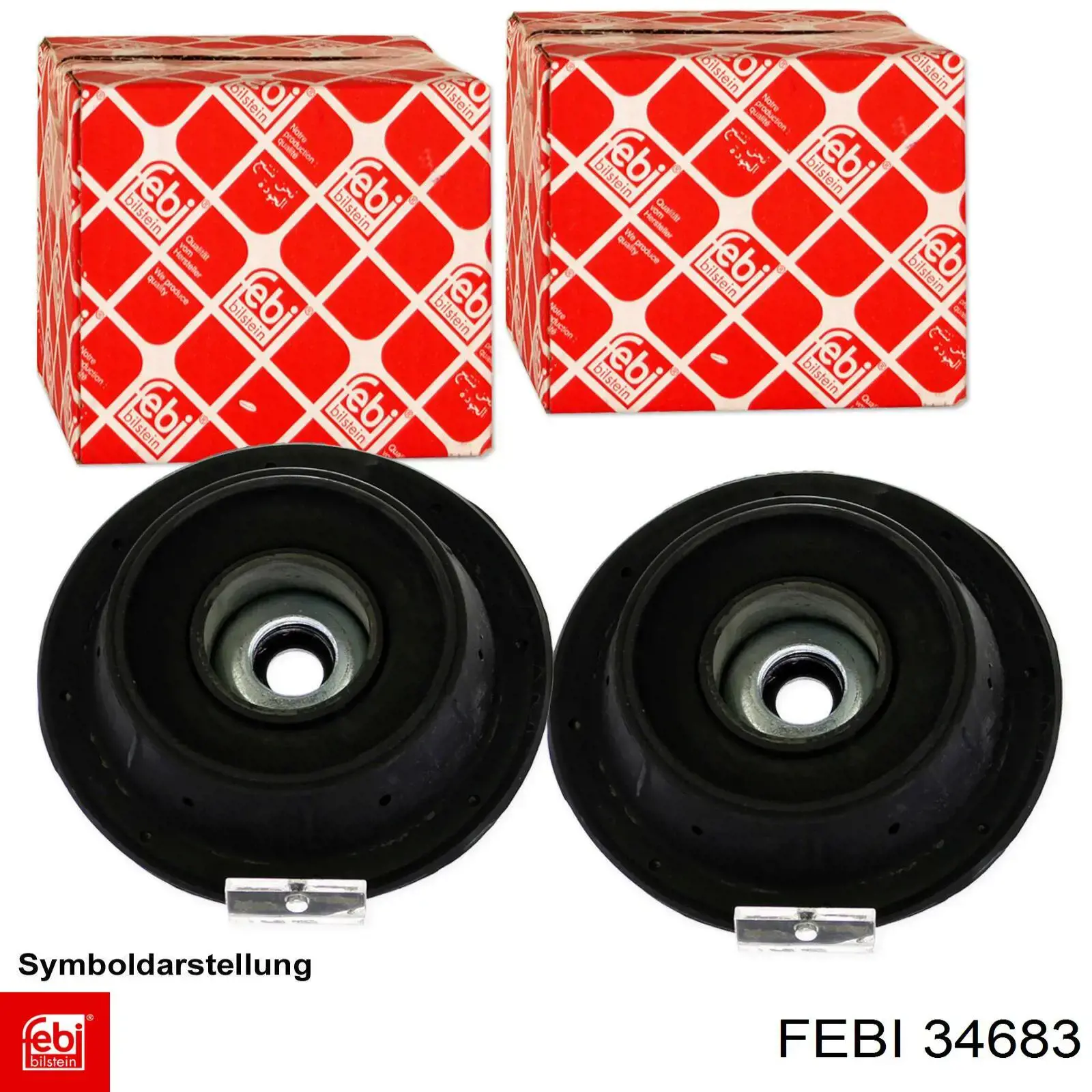 Do koszyka 34683 Febi Silentblock tylnej belki