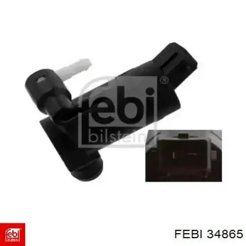 Pompka spryskiwacza szyby przedniej/tylnej Febi 34865 cena, od 16,73 USD