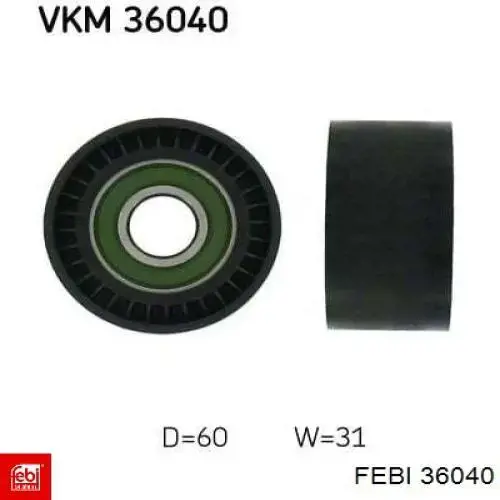 Do koszyka 36040 Febi Filtr kabiny
