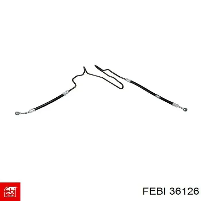 Do koszyka 1J0422893DC VAG Przewód hydraulicznego układu wspomagania wysokiego ciśnienia, od pompy do maglownicy (mechanizmu)