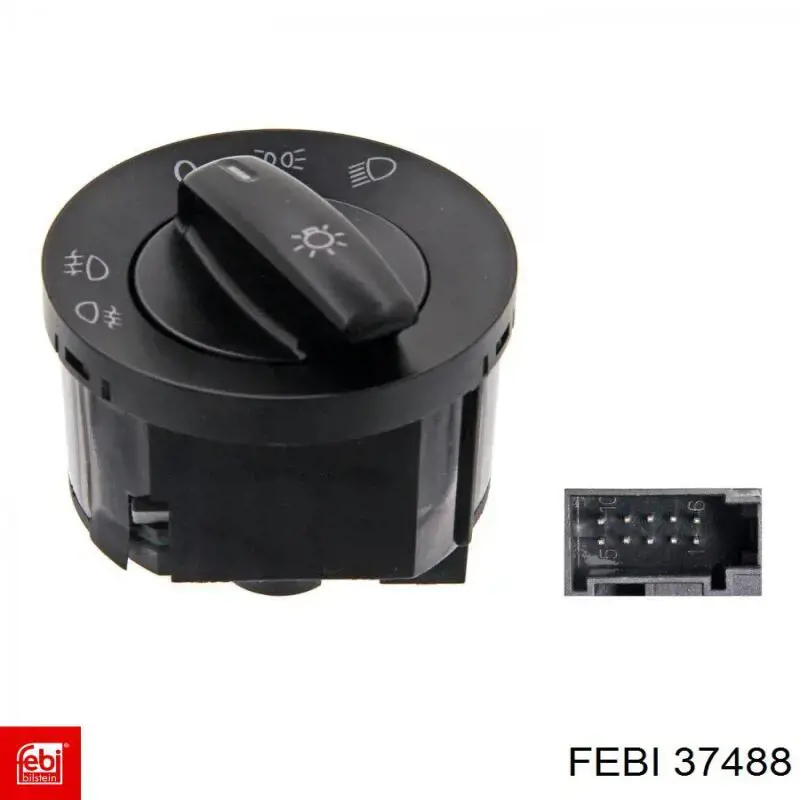 Przełącznik światła reflektorów na "torpedo" Febi 37488 cena, od 25,42 USD