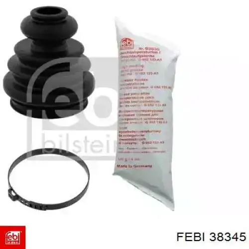 Osłona przegubu homokinetycznego półosi tylnej wewnętrzna Febi 38345 cena, od 13,79 USD