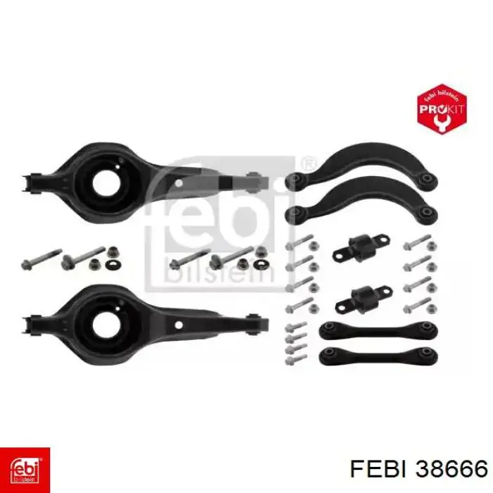 Zestaw wahaczy zawieszenia tylnego Febi 38666 cena, od 308,64 USD