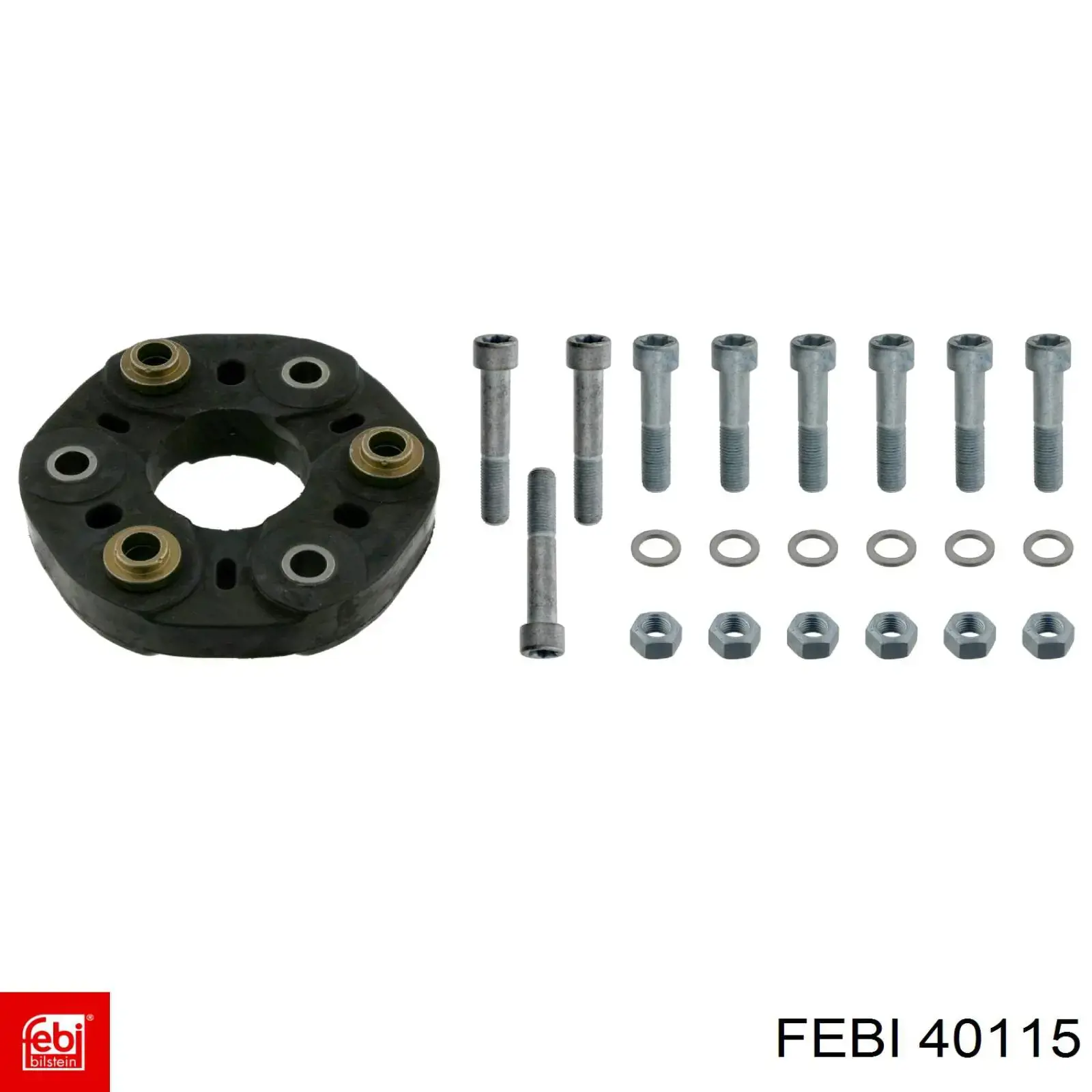 Przegub elastyczny (wg kodów 124 411 00 15, 03918) Febi 40115 cena, od 74,52 USD