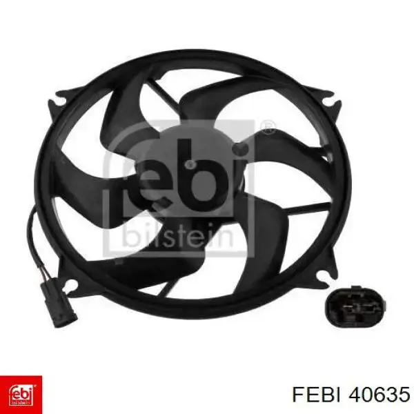 Wentylator elektryczny układu chłodzenia kompletny (silnik+wirnik) Febi 40635 cena, od 78,32 USD