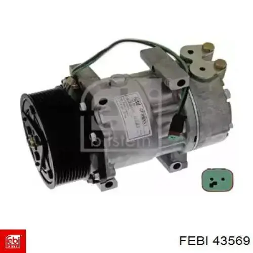 Sprężarka klimatyzacji Febi 43569 cena, od 276,72 USD