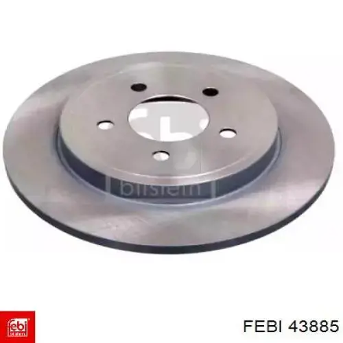 Tarcza hamulcowa tylna Febi 43885 cena, od 65,23 USD