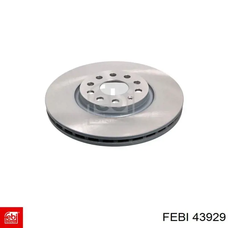 43929 Febi Tarcza hamulcowa przednia