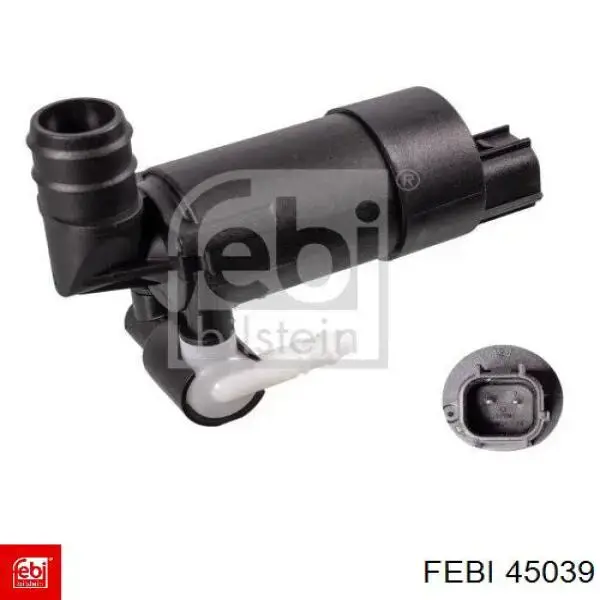 Do koszyka 45039 Febi Pompka spryskiwacza szyby przedniej/tylnej