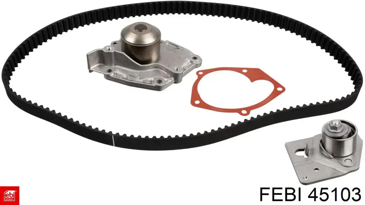 Pasek rozrządu, zestaw Febi 45103 cena, od 140,69 USD