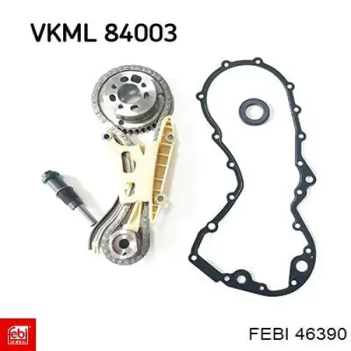 Łańcuch rozrządu, zestaw Febi 46390 cena, od 205,67 USD