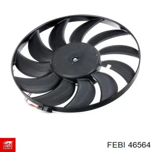 Wentylator elektryczny układu chłodzenia kompletny (silnik+wirnik) Febi 46564 cena, od 67,72 USD