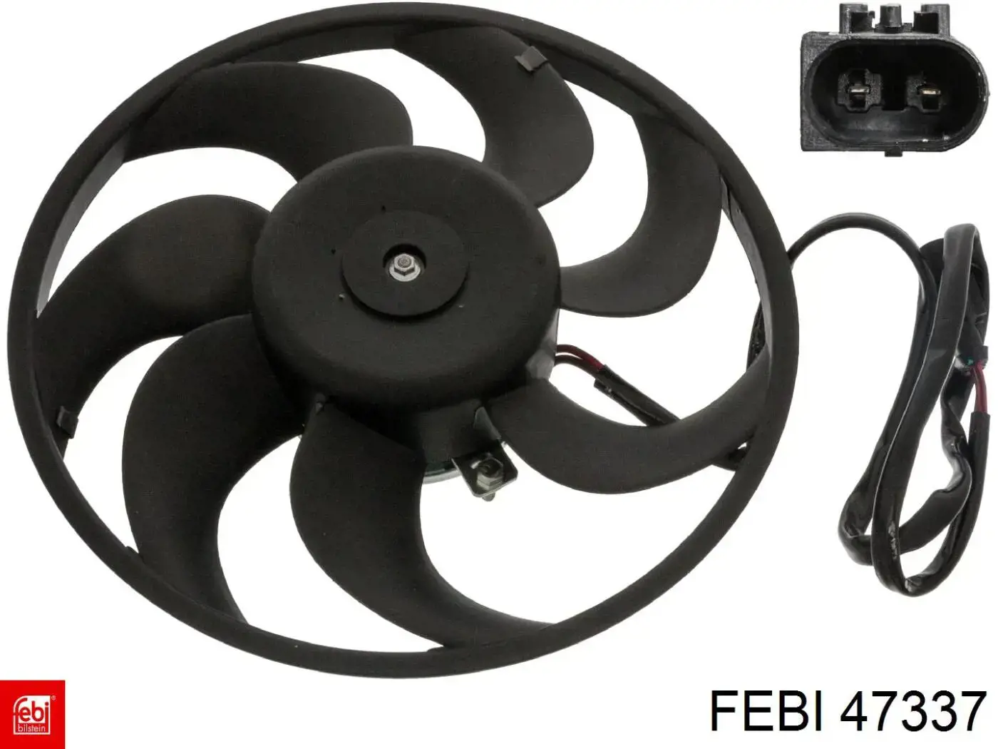 Wentylator elektryczny klimatyzacji kompletny (silnik+wirnik) Febi 47337 cena, od 104,39 USD
