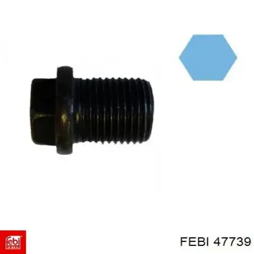 Korek miski olejowej silnika Febi 47739 cena, od 7,60 USD