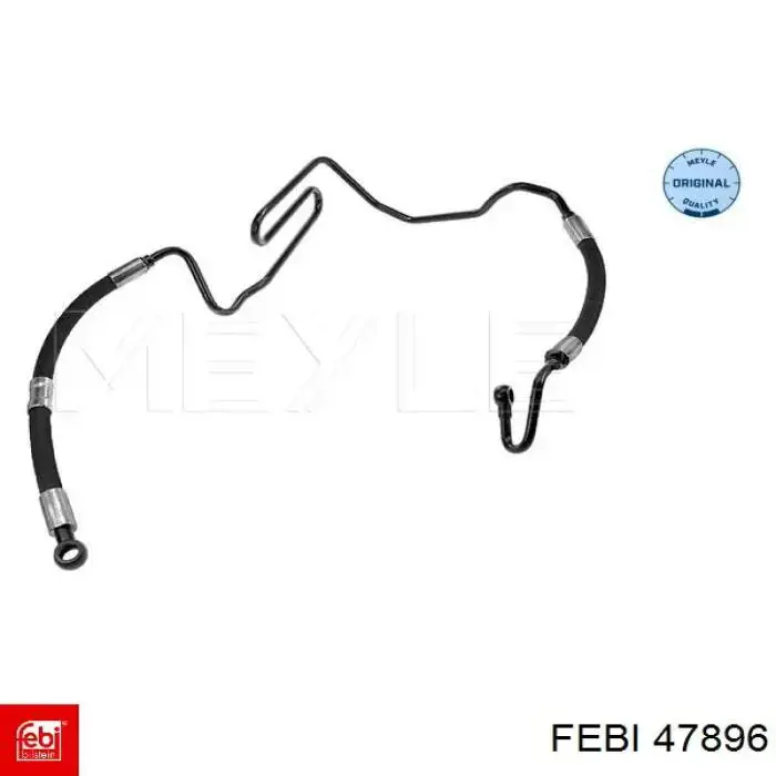 Przewód hydraulicznego układu wspomagania wysokiego ciśnienia, od pompy do maglownicy (mechanizmu) Febi 47896 cena, od 118,62 USD