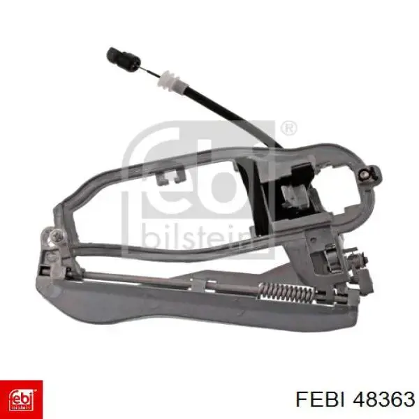 Do koszyka 51218243635 BMW Pałąk zewnętrznej klamki drzwi tylnych lewych