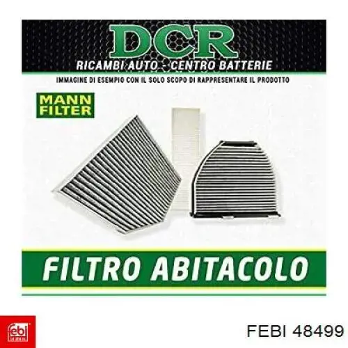 Do koszyka 48499 Febi Filtr kabiny