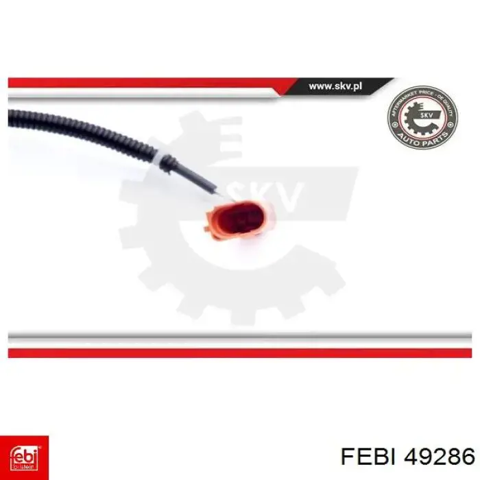 Czujnik temperatury spalin po filtrze cząstek stałych Febi 49286 cena, od 81,28 USD